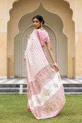 Roshan Bagh Chanderi Sari