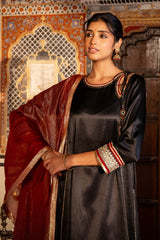 Sindoori Chanderi Dupatta