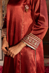 Sindoori Mashru Kurta