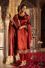 Sindoori Mashru Kurta