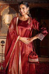 Sindoori Mashru Kurta