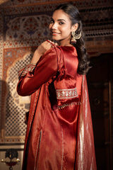 Sindoori Mashru Kurta