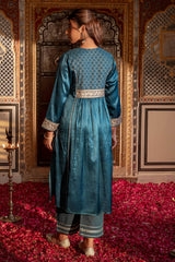 Neelvarn Mashru Kurta