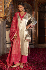 Chandni Mashru Kurta