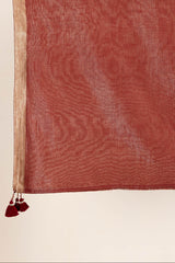Sindoori Chanderi Dupatta