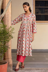 Pink Yoke Kurta
