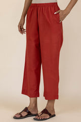 Rust Relaxed Trousers