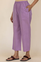 Lilac Relaxed Trousers
