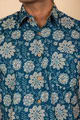 Bold Floral Print Shirt