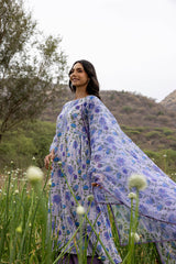 Periwinkle Gathered Kurta