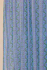 Blue Border Chiffon Dupatta