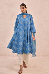 Aasmani Bandhani Kurta