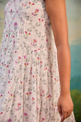 Ivory Floral Dress