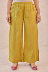 Ochre Dobby Trousers