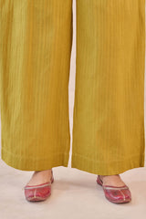 Ochre Dobby Trousers
