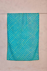 Turquoise Lehariya Doria Dupatta