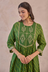 Aaranya Lehariya Kurta