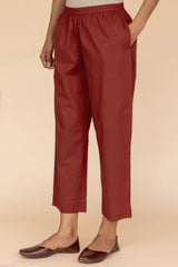 Terracotta Red Trousers