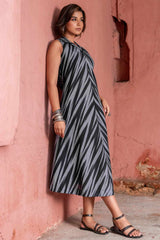 Leher Handloom Ikat Dress