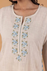 Floral Applique Kurta