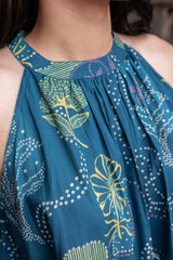 Abstract Floral Dress