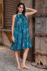 Abstract Floral Dress