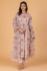 Pleated Peonies Kurta