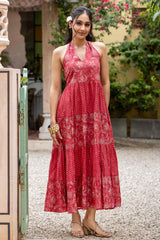 Scarlet Halter Dress