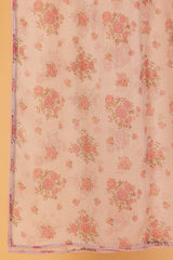 Pink Peonies Doria Dupatta