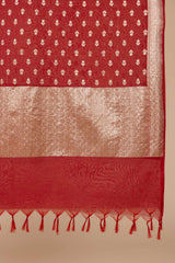 Laal Brocade Dupatta