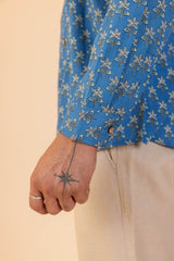 Lattice Floral Full Sleeve Shirt