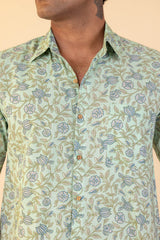 Floral Summer Half Sleeve Shirt