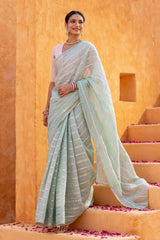 Pankhuri Chanderi Saree