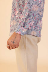 Trellis Floral Full Sleeve Shirt