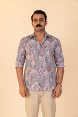 Trellis Floral Full Sleeve Shirt