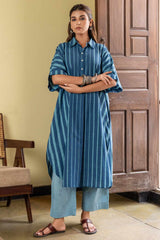 Aarohi Handloom Stripes Anti-Fit Kurta