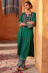 Morni Bandhej Printed Kurta