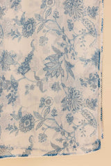 White Chintz Doria Dupatta