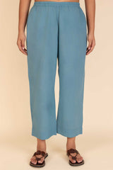 Grey Blue Cambric Trousers