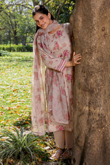 Pink Peonies Kurta