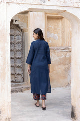 Midnight Blue Kurta