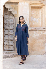 Midnight Blue Kurta