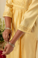 Nargis Chanderi Kurta
