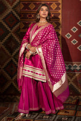 Gulabo Mashru Kurta