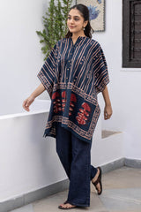 Vintage Blue Short Kaftan