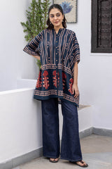 Vintage Blue Short Kaftan