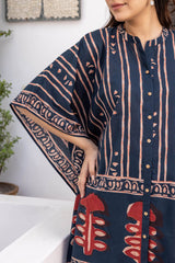 Vintage Blue Short Kaftan