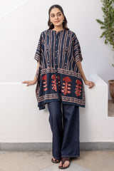Vintage Blue Short Kaftan