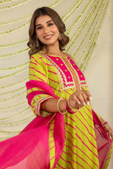 Gulabi Lehar Kurta
