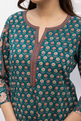 Vintage Blue Kurta